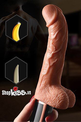 Dương vật giả JEWSN rung thụt sưởi ấm cầm tay - Siêu phê