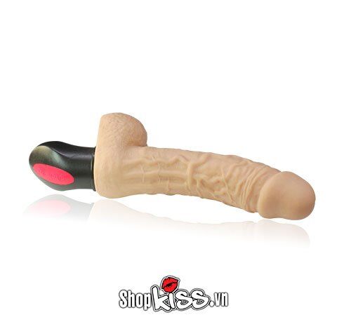 Dương vật giả mềm dẻo rung sưởi ấm siêu thích hợp cho bạn