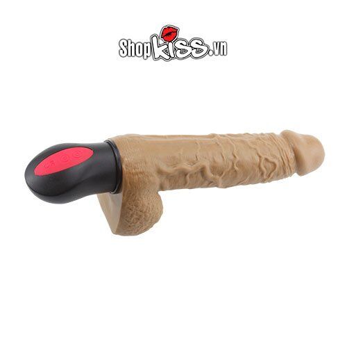 Dương vật giả mềm dẻo rung sưởi ấm siêu thích hợp cho bạn