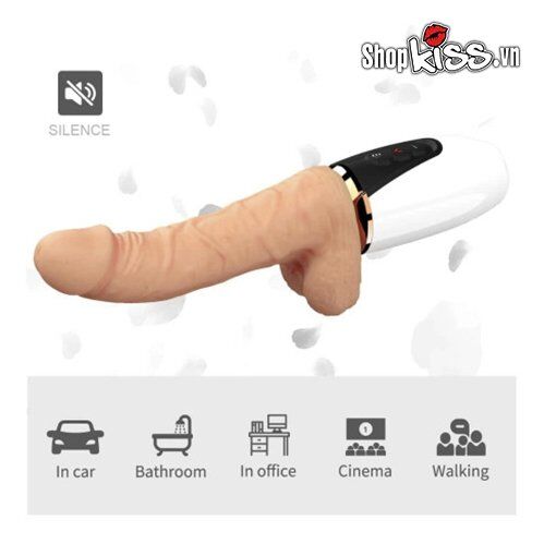 Dương vật giả rung thụt sưởi ấm Betty cầm tay đa năng kích thích