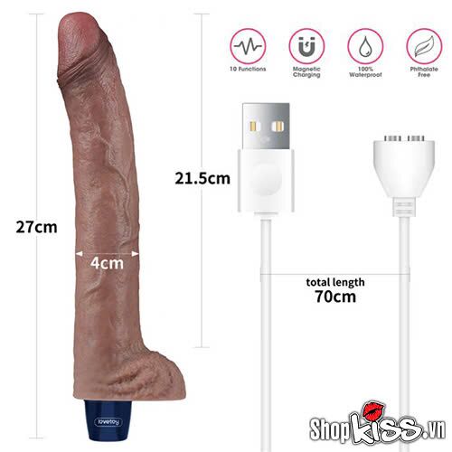  Phân phối Dương vật giả có rung đa chế độ Lovetoy Real Softee giá sỉ