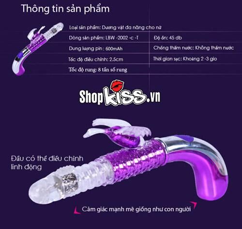 Libo Phoenix Multifunctional Soft Silicone Realistic Dildo