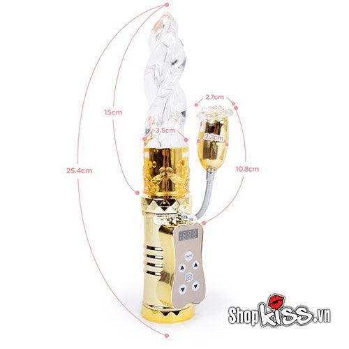 Multi-Function Love Drill Silicone Vibrator for Women
