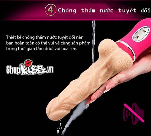 Ailighter Soft Vibrating Thrusting Realistic Dildo