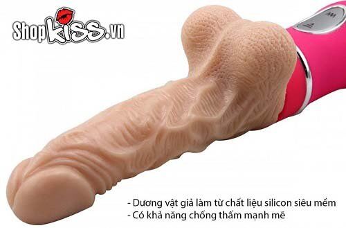 Ailighter Soft Vibrating Thrusting Realistic Dildo