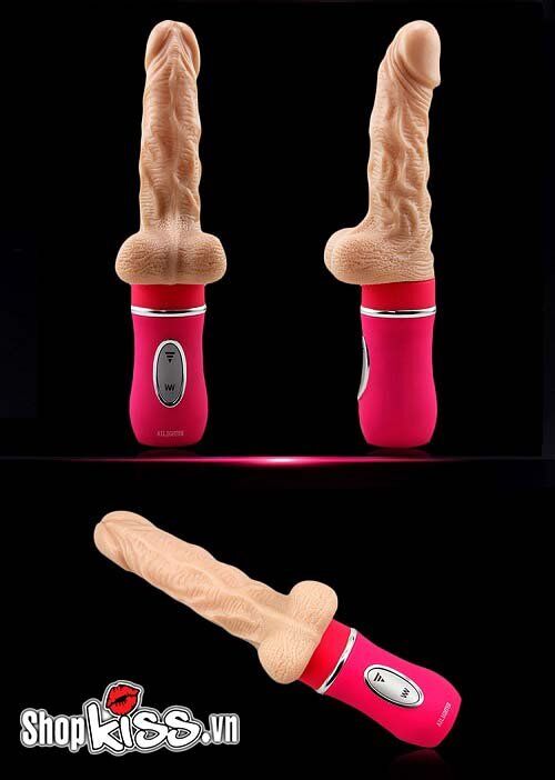 Ailighter Soft Vibrating Thrusting Realistic Dildo