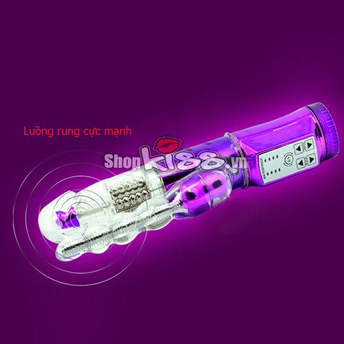 Dương vật đa chức năng rung xoay nhánh kích thích hậu môn mạnh