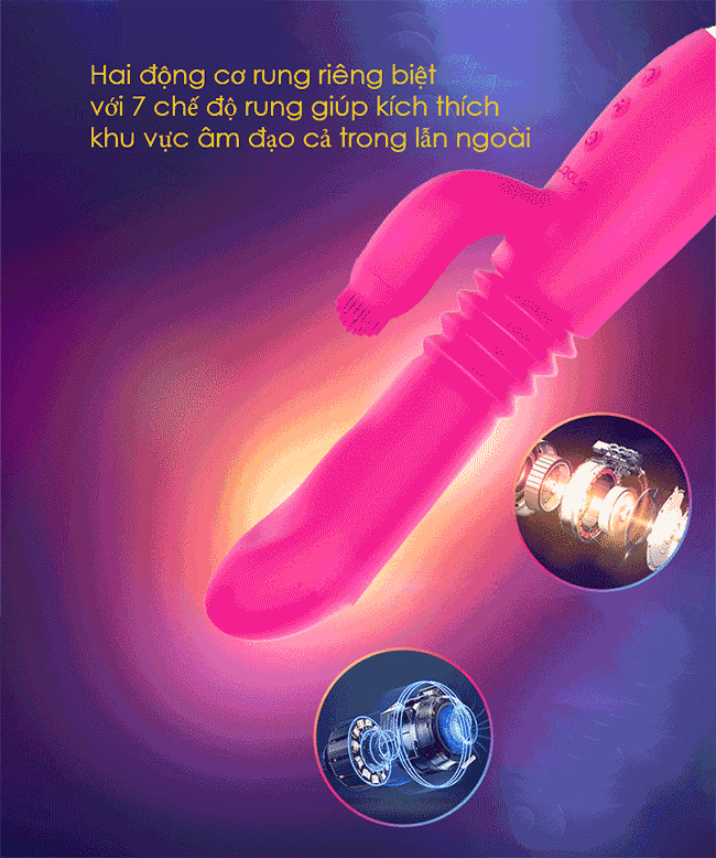 Nalone Idol Plus Multi-Function Rotating Vibrating Clitoral G-Spot Massager