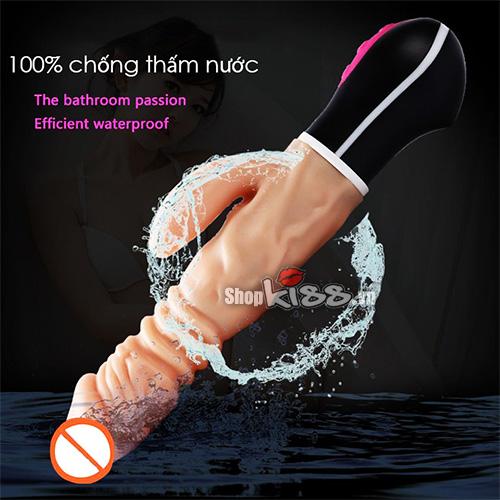 Dương vật silicon rung thụt ngoáy sưởi ấm Flexible Bending đa chức năng nữ