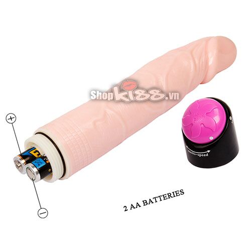 Baile Vibrating Twist Dildo Female G-Spot Silicone Safe