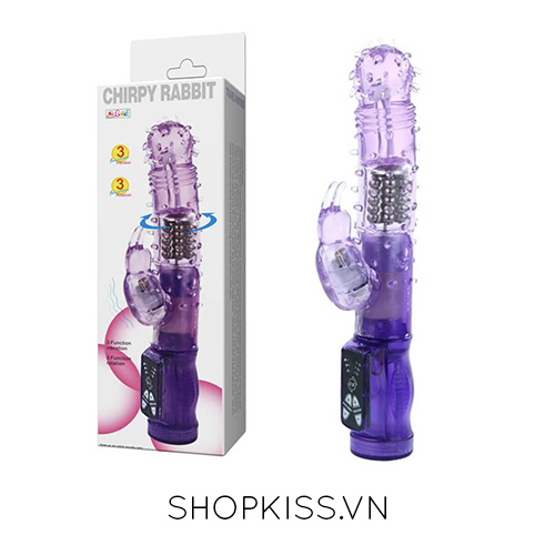Dương Vật Giả Gai Rung Ngoáy Chirpy Rabbit Baile Cho Nữ Và Đồng Tính