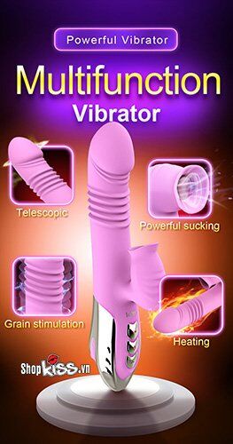 Cung cấp Dương vật giả đa năng rung thụt sưởi ấm – Mút liếm âm vật Leten giá rẻ