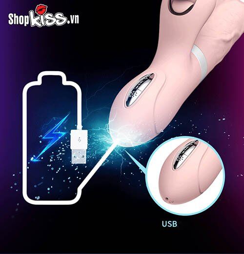Evo Mars Multi-Function Vibrating Heating Tongue Dildo