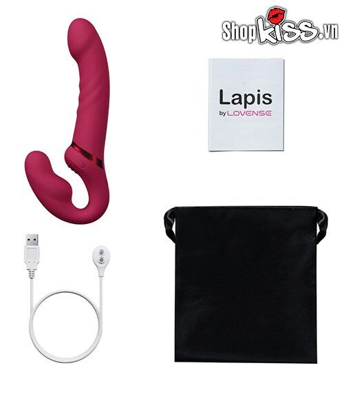 Dương Vật Giả 2 Đầu Lovense Lapis Điều Khiển App Cho Les Cặp Đôi