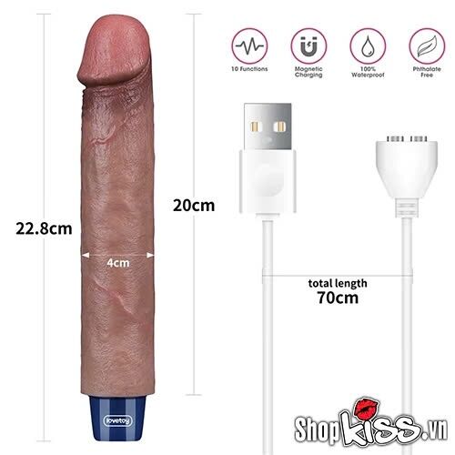 Dương Vật Giả Rung Tình Yêu Real Softee Siêu Phẩm Lovetoy