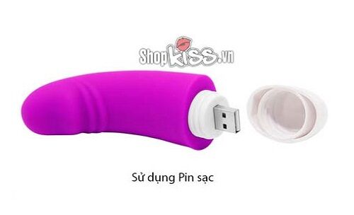 Máy rung dương vật silicon mini cao cấp kích thích cực mạnh