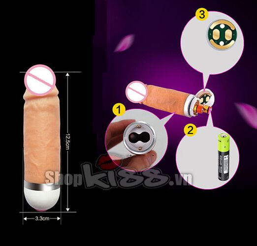 Dương vật mini siêu rung Loving World dễ dùng tiện lợi giá tốt