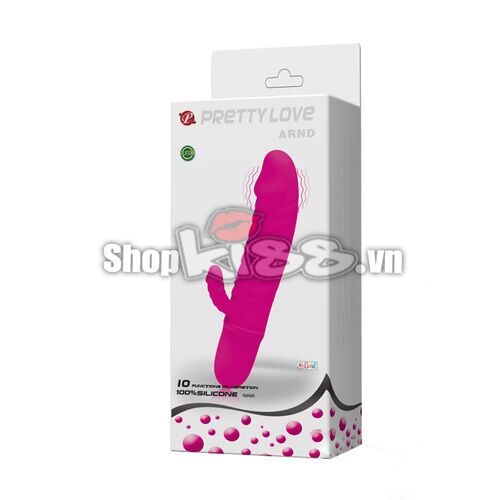 Dương vật giả mini siêu mềm Prettylove ARND rung mạnh sướng
