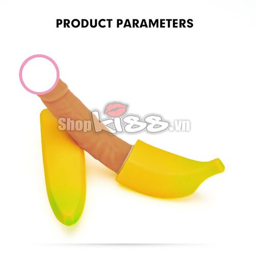 Dương vật giả rung Banana an toàn kích thích cảm giác thật