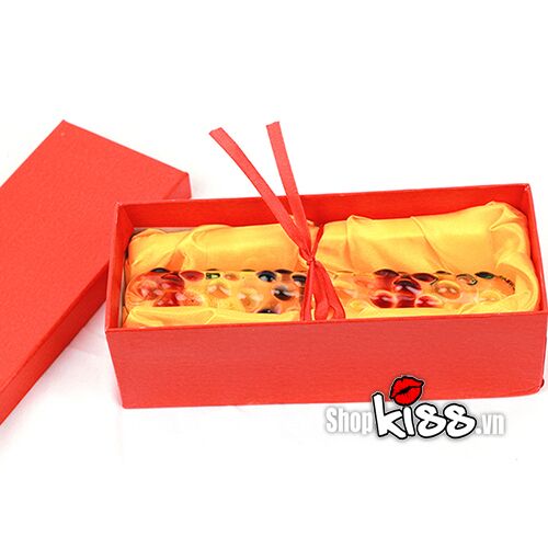 Dương vật pha lê bi nổi 4 màu DV52X giá rẻ