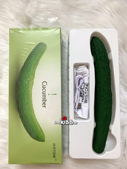 Dương vật giả dưa leo rung Cucuber Wistone kích thích cực mạnh