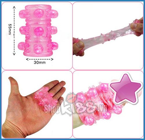 Bao đôn khúc bi nhiều gai silicone TPE siêu kích thích lên đỉnh