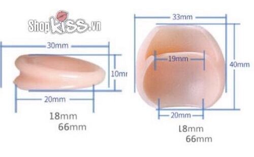 Bộ bao đôn to quy đầu Fore Skin silicon mềm dẻo tăng cực khoái nam giới