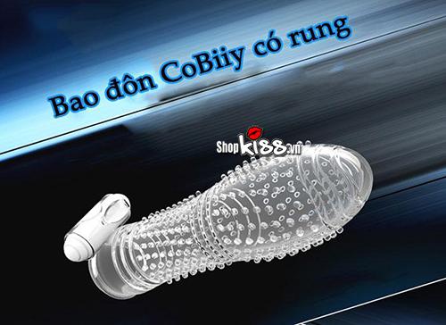 Bao đôn trong suốt có rung Cobiiy tăng kích thước dương vật thăng hoa