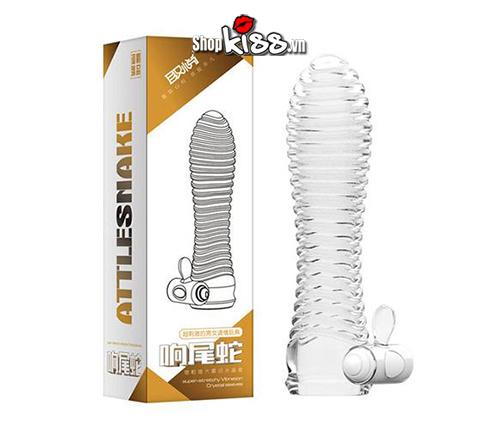 Bao đôn trong suốt có rung Cobiiy tăng kích thước dương vật thăng hoa