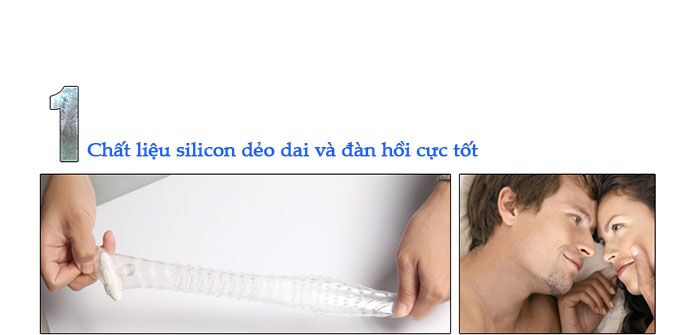 Bao đôn trong suốt có rung Cobiiy tăng kích thước dương vật thăng hoa