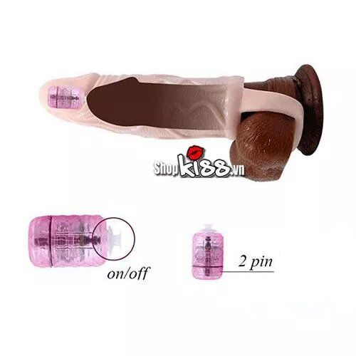 Bao đôn quai đeo rung kích thích điểm G silicon cao cấp mềm dẻo nam giới