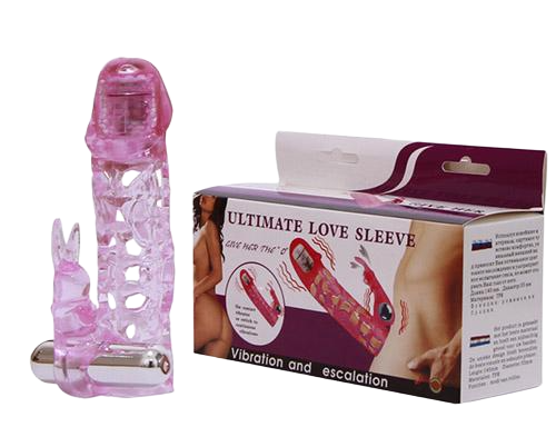 Bao Đôn Rung Hai Đầu Ultimate Love Sleeve Tăng Khoái Cảm Nam Giới 