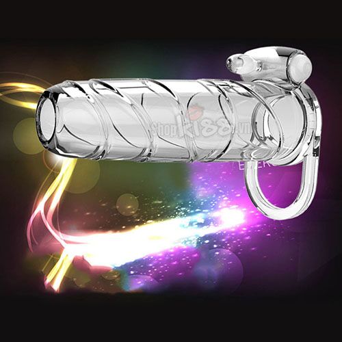 Bao đôn quai đeo hở đầu có rung tăng khoái cảm đôi bên