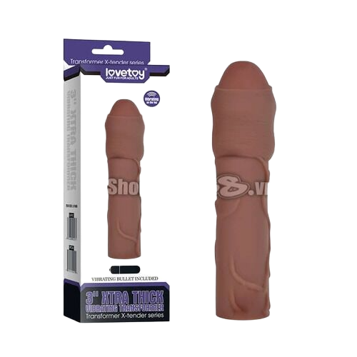 Bao đôn 6 phân Lovetoy siêu mềm rung đầu kích thích âm đạo nam giới nổi bật 