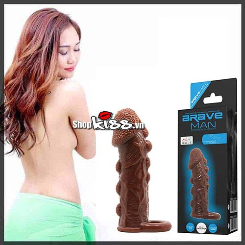 Bao đôn quay đeo đầu gà chọi Brave Men tăng kích thước cực sướng