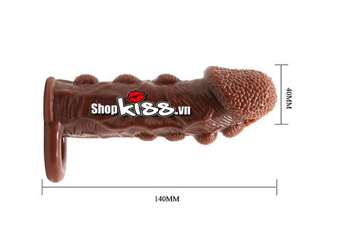 Bao đôn quay đeo đầu gà chọi Brave Men tăng kích thước cực sướng