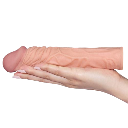 Bao Đôn 4cm Lovetoy Gân Nổi Silicon Cao Cấp Tăng Kích Thước Nam 