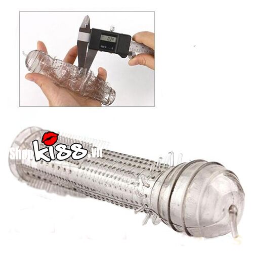 Ultra Thin Spiked Penis Sleeve Soft Silicone Enhancer