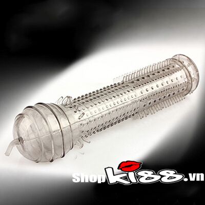 Ultra Thin Spiked Penis Sleeve Soft Silicone Enhancer