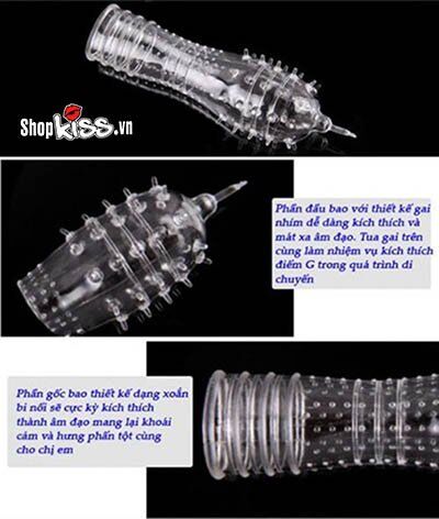 Bao đôn CoBiiy siêu mỏng gai râu tăng khoái cảm, kéo dài