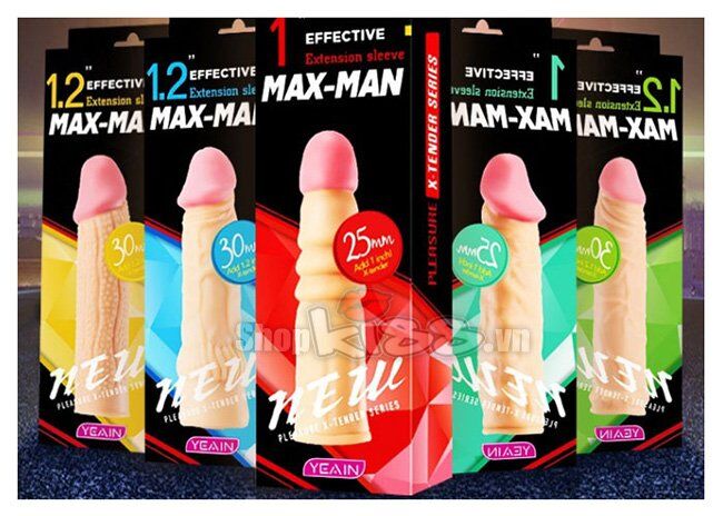  Bỏ sỉ Bao đôn silicon Maxman mềm mịn như thật nhiều kích thước giá sỉ