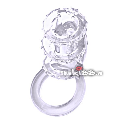 Khúc đôn dương vật 3 vòng bế tính rung Get Lock kích thích