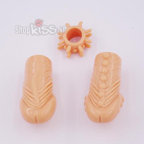 Bộ đôn silicon nối dài dương vật làm to dài tăng hưng phấn nữ 