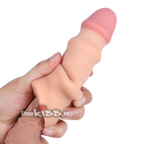 Bao đôn silicon mềm mịn có lỗ tròng bìu chống xuất tinh 