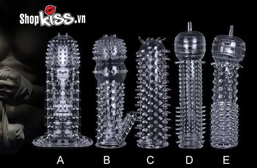 Combo Bao Đôn Siêu Gân Gai Bi Silicone TPE Tăng Kích Thước 