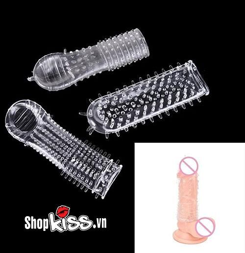 Combo 5 bao đôn siêu gân gai bi trong suốt đảm bảo kích thích