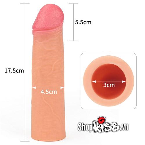 Lovetoy 5cm Natural Silicone Penis Enhancer Sleeve