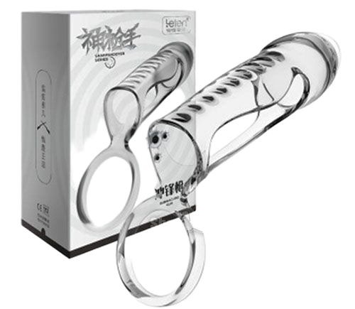  Review Bao đôn to dài dương vật trong suốt có quai đeo Leten  cao cấp 