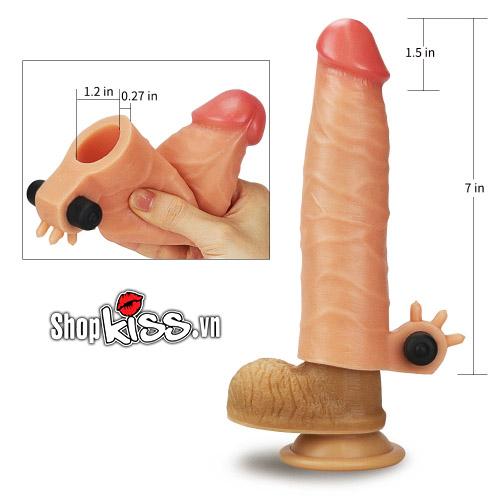 Lovetoy Ultra Soft Vibrating Penis Sleeve Add Length & Stamina