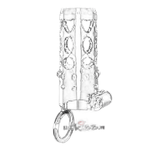 Bao đôn quai đeo rung Get Lock silicone TPE y tế kích thích 3.4cm chống nước 